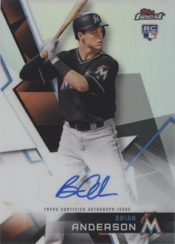 2018 Topps Finest - Brian Anderson #FA-BA