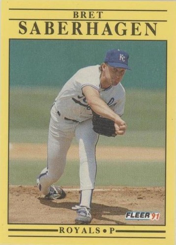 1991 Fleer - Bret Saberhagen #567