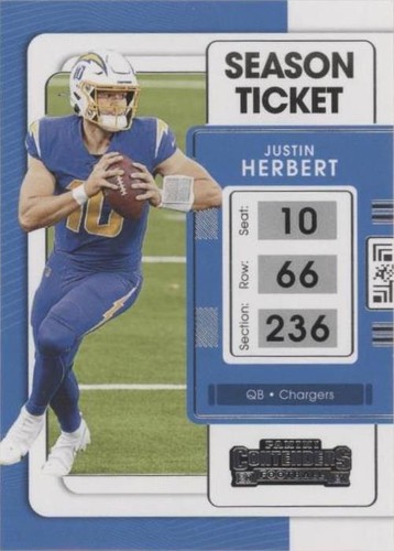 2021 Panini Contenders Justin Herbert #51