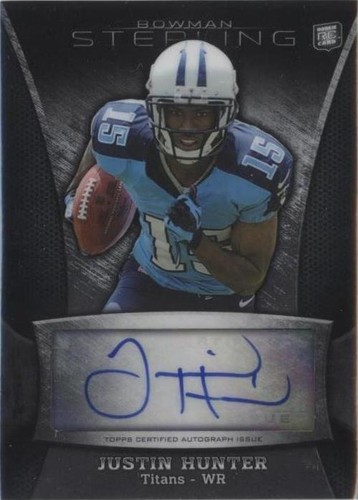 2013 Bowman Sterling Justin Hunter #BSA-JH
