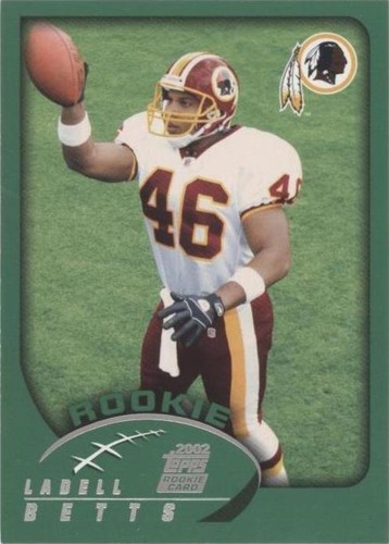 2002 Topps Ladell Betts #338