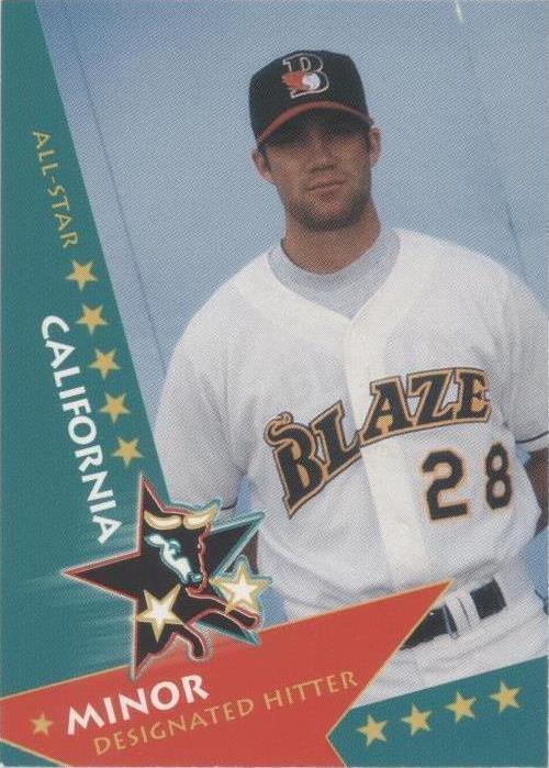 1997 California/Carolina League All-Stars League Issue - Damon Minor #19