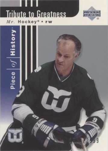 2002-03 Upper Deck Piece Of History - Gordie Howe #114