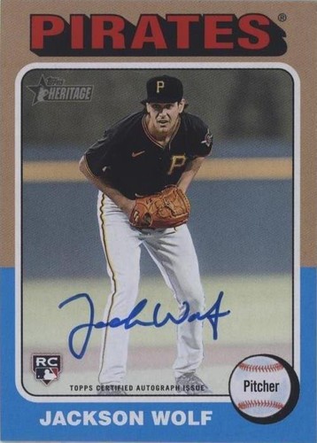 2024 Topps Heritage - Jackson Wolf #ROA-JWO
