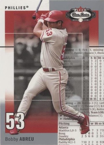 2003 Fleer Box Score - Bobby Abreu #31