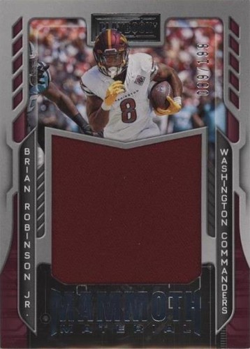 2022 Panini Playbook Brian Robinson Jr. #MM-26