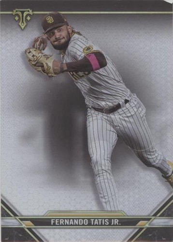 稀少TATIS JR. 2019 Topps Triple Threads Fernando Tatis Jr. Rookie Jersey