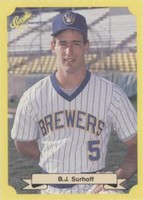 1987 Classic Update Yellow Travel Edition - B.J. Surhoff #135