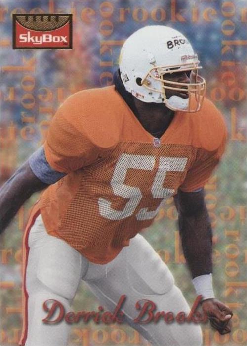 Skybox Premium Derrick Brooks 1995 #180