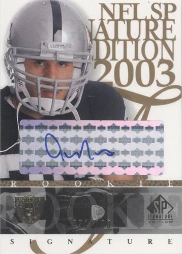 2003 SP Signature Edition Justin Fargas #FA