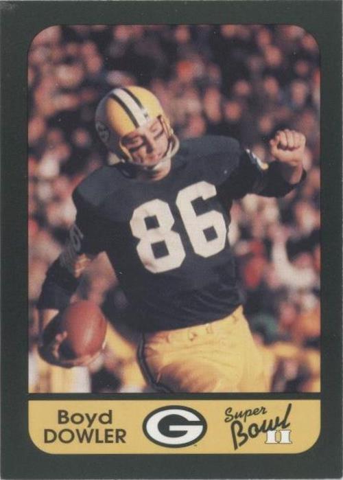 1991 Champion Cards Green Bay Packers Super Bowl II 25th Anniversary Boyd Dowler #37