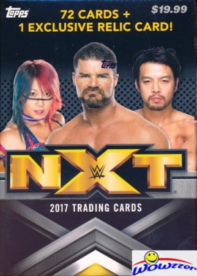 2017 Topps WWE Wrestling NXT Factory Sealed Blaster Box-72