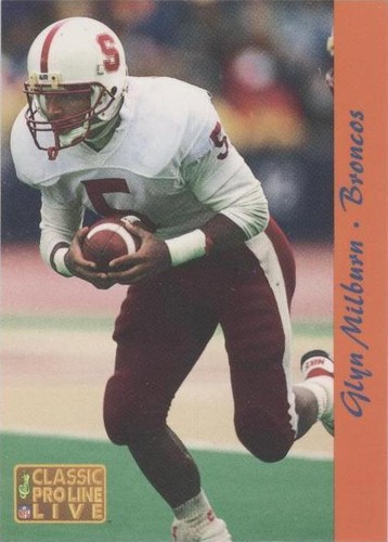 1993 Classic Pro Line Live Glyn Milburn #75
