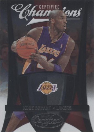 Kobe Bryant 2009-10 Panini Certified #1 Gold Team /500 PSA 6 Los