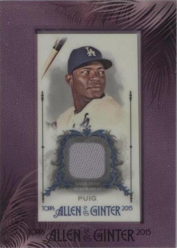 2015 Topps Allen & Ginter's - Yasiel Puig #FMR-YP