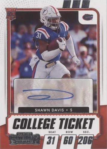 2021 Panini Contenders Draft Picks Shawn Davis #224