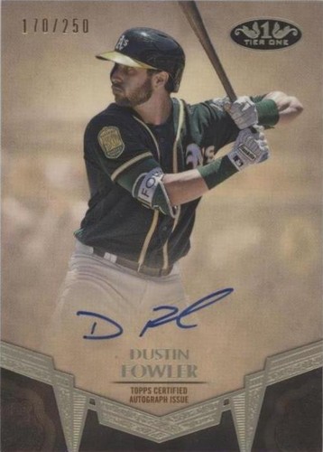 2019 Topps Tier One - Dustin Fowler #BA-DF