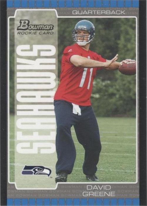 2005 Bowman David Greene #161