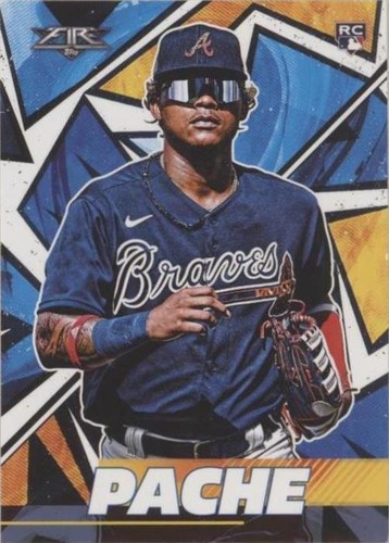 2021 Topps Fire - Cristian Pache #83