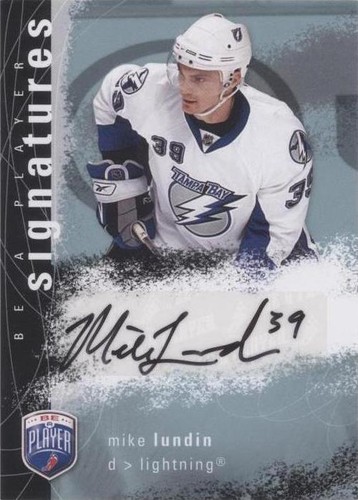2007-08 Upper Deck Be a Player - Mike Lundin #S-ML