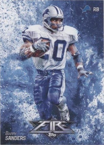 2014 Topps Fire Barry Sanders #43