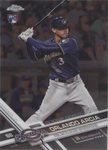 2017 Topps Chrome Update - Orlando Arcia #HMT52