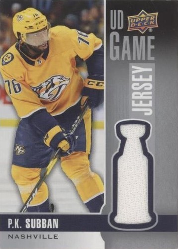 2019-20 Upper Deck - P. K. Subban #GJ-PK