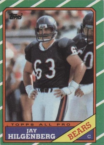 1986 Topps Jay Hilgenberg #17