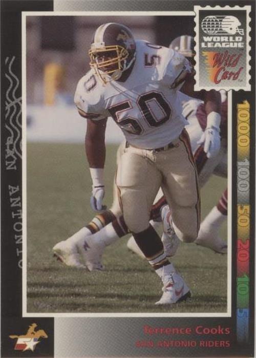 1992 Wild Card World League 19 Terrence Cooks (RC) for sale online