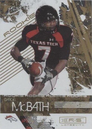 2009 Donruss Rookies & Stars Longevity Darcel Mcbath #140