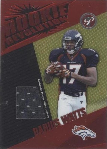 2004 Topps Pristine Darius Watts #RR-DW