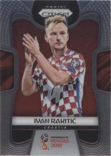 7 IVAN RAKITIC CROATIA WORLD CUP CHECKERED SOCCER FUTBOL JERSEY