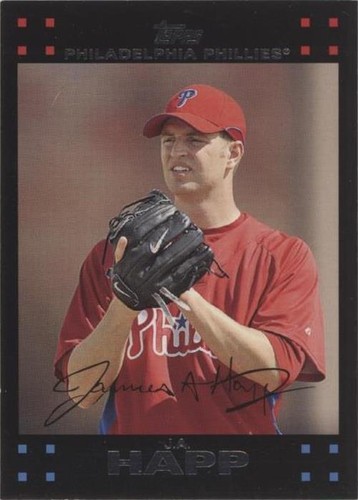 2007 Topps Updates & Highlights - J.A. Happ #UH302