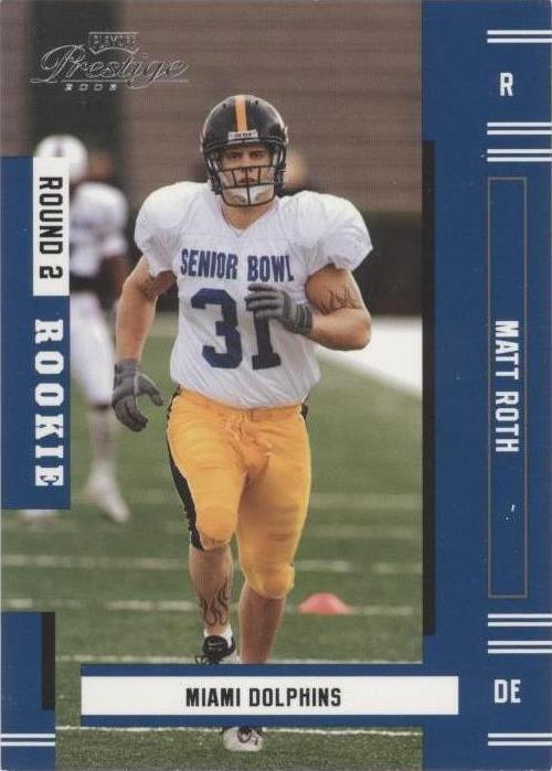 2005 Playoff Prestige Matt Roth #222