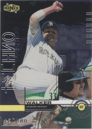 1999 Upper Deck Ionix - Larry Walker #R74