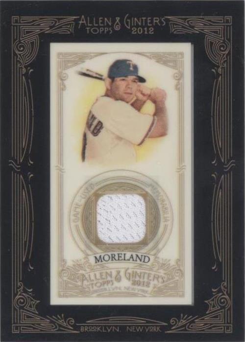 Topps Allen & Ginter's 2012 - Mitch Moreland #AGR-MMO