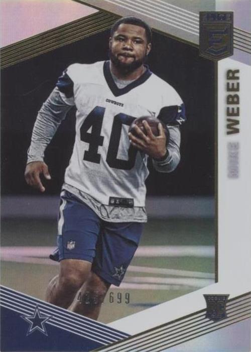 2019 Panini Donruss Elite Mike Weber #176