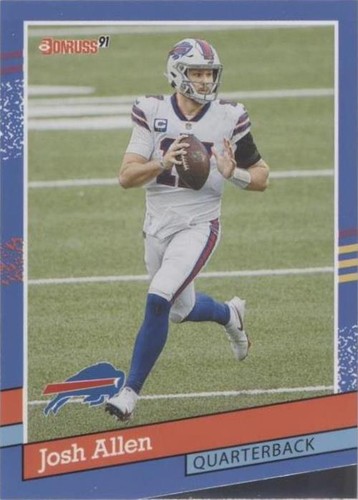 2021 Panini Donruss Josh Allen #91-36