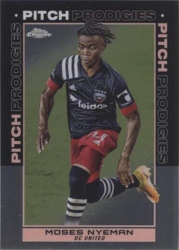 2021 Topps Chrome MLS Moses Nyeman #176