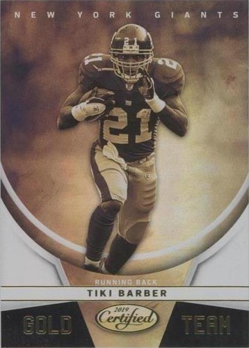 2019 Panini Certified Tiki Barber #GT-TI