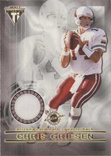 2001 Pacific Private Stock Titanium Chris Greisen Neil O'Donnell #42