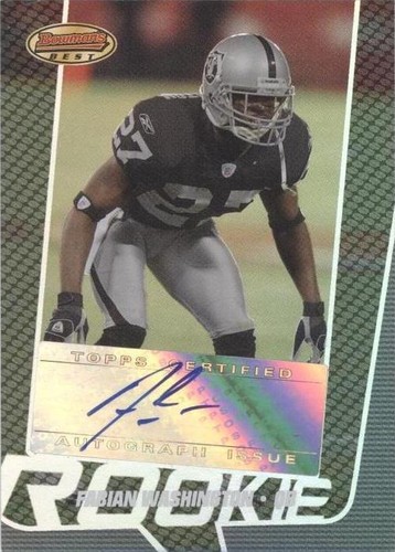 2005 Bowman's Best Fabian Washington #160