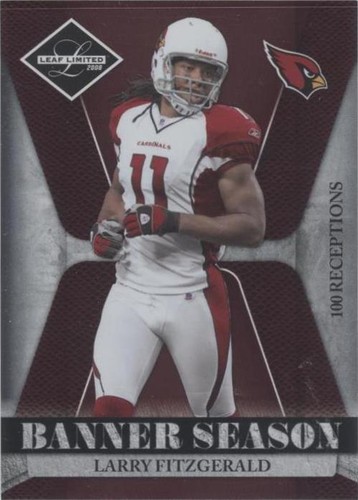 2008 Leaf Limited Larry Fitzgerald #BSM-11