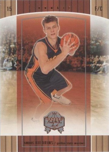 2004-05 Skybox Fresh Ink - Andris Biedrins #119