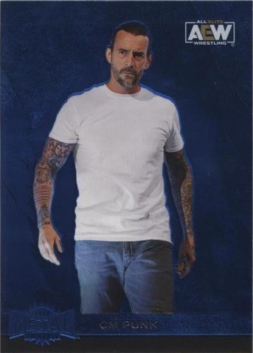 2022 Skybox Metal Universe AEW All Elite Wrestling - CM Punk #109
