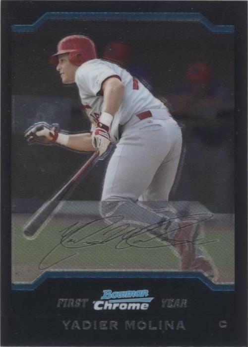 2004 年 Bowman Chrome - Yadier Molina #301