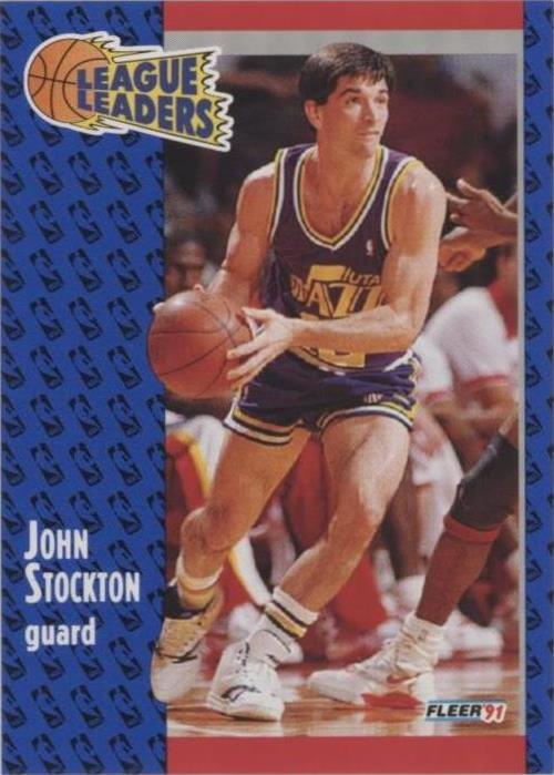Fleer 1991-92 - John Stockton #221