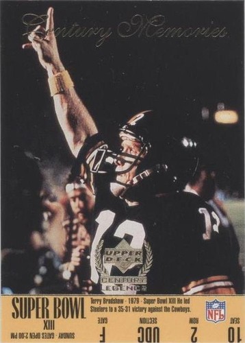 1999 Upper Deck Century Legends Terry Bradshaw #165