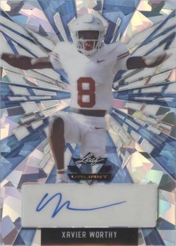 2022 Leaf Valiant Xavier Worthy #BA-XW1