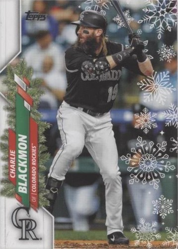 2020 Topps Holiday - Charlie Blackmon #HW95